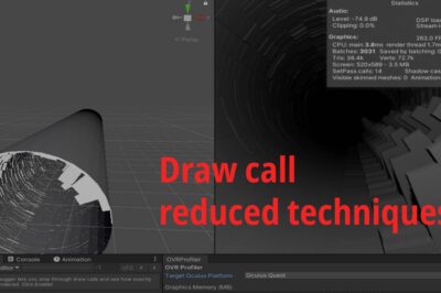 ways to reduce draw call