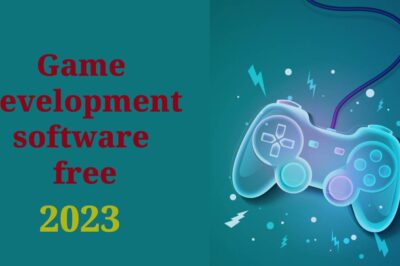 Game development software free in 2023