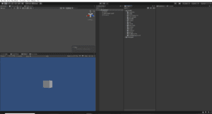 Strat empty scene in unity