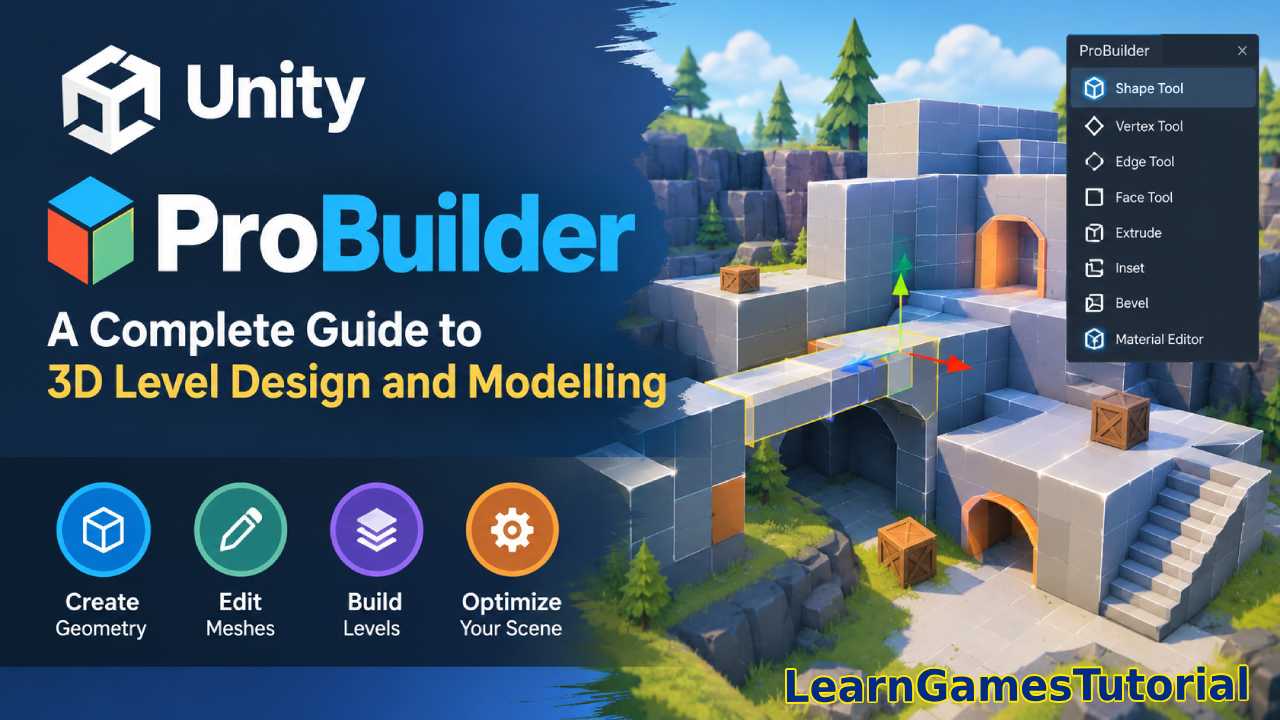 Unity ProBuilder: Complete Guide to 3D Level Design & Modelling